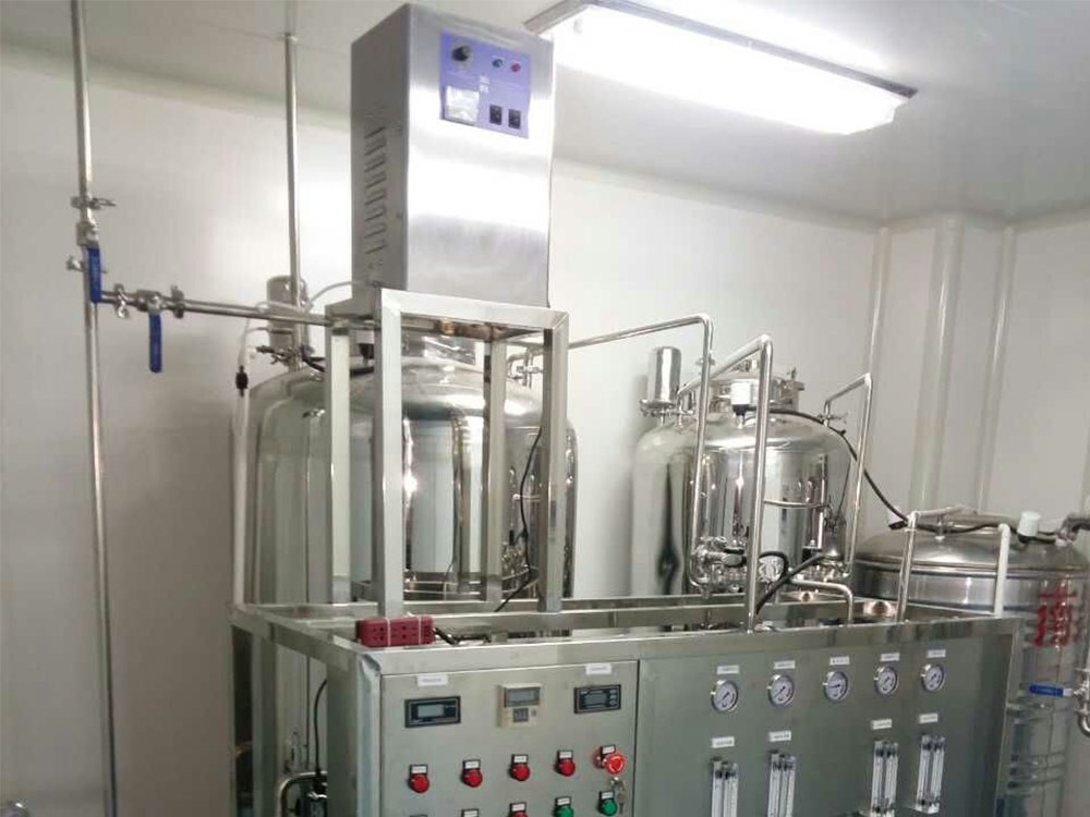 江西艾慈生物科技有限公司0.5吨每小时二级反渗透纯化水设备