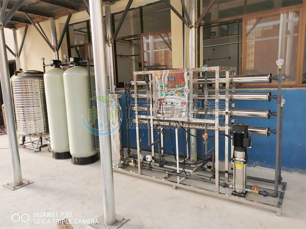 江西金立德食品有限公司2.0吨一级反渗透纯水设备