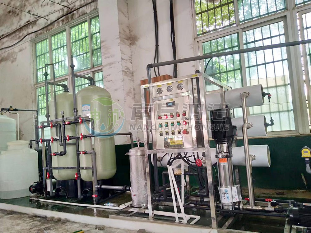 江西长明渔具有限公司（电镀厂）3.0吨一级反渗透纯水设备